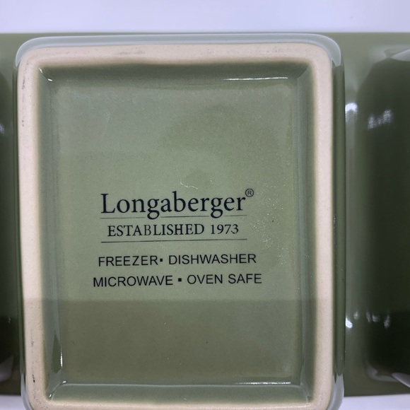 LONGABERGER Botanical Fields Relish Condiment Dish - Picture 7 of 11